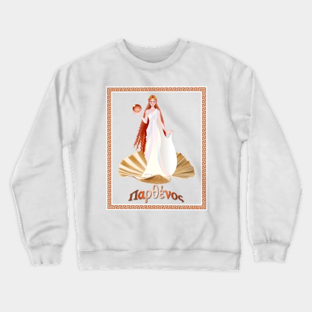 Horoscope Goddesses - Virgo Crewneck Sweatshirt by amadeuxway